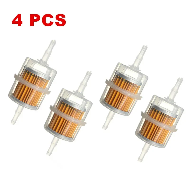 1/2/4pcs Universal Motorcycle Car Inner Fuel Filters Auto Petrol Motor Machines Parts Fit 6mm 8mm Pipe Vehicles Dirt Pocket Bike