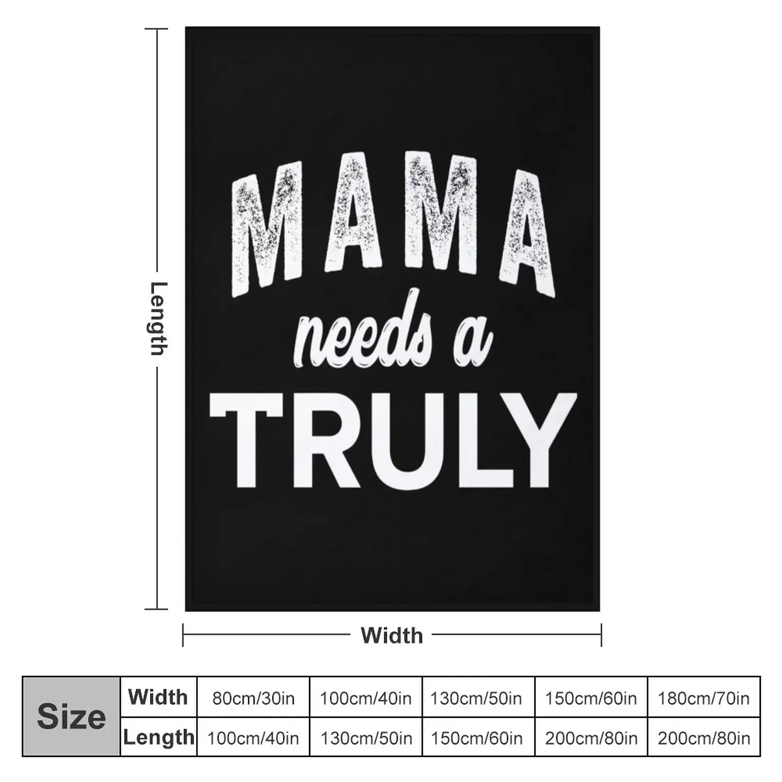 mama need a truly ; truly seltzer Throw Blanket Thins decorative Blankets