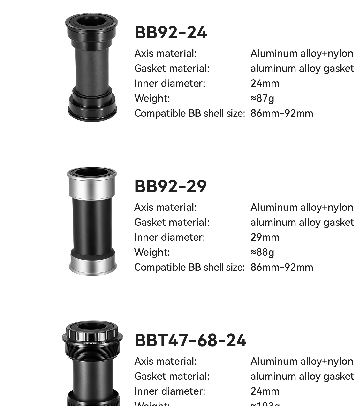 installed bike bottom bracket
