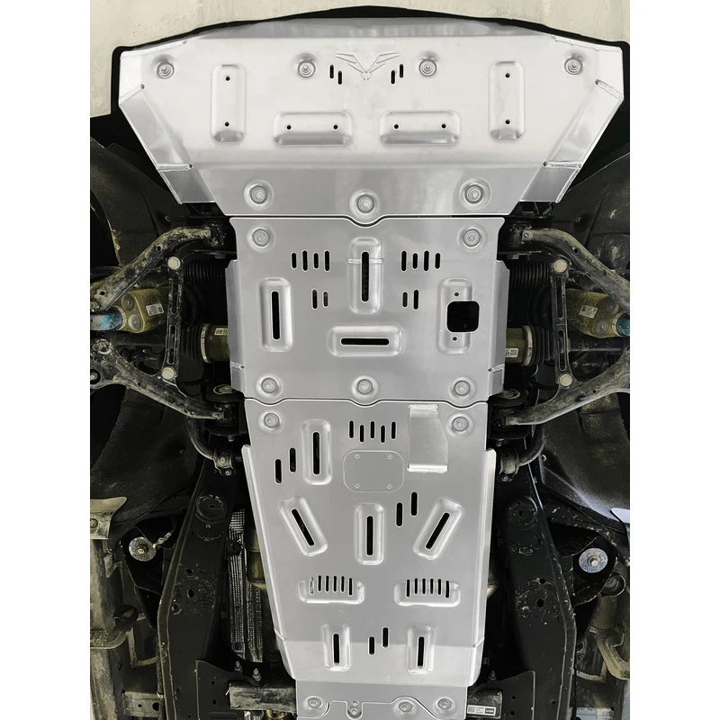 Full Coverage 8mm Skid Plate for  Silverado 1500/2500/3500  Accessories Aluminum-Magnesium Alloy Off-Road Armor