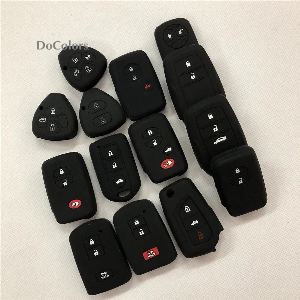 Car Key Cover Case for Toyota Highlander Land Cruiser CR-Z PRADO Succeed Avensis Previa Venza Sienna Prius ZELAS Tundra Vitz Rei