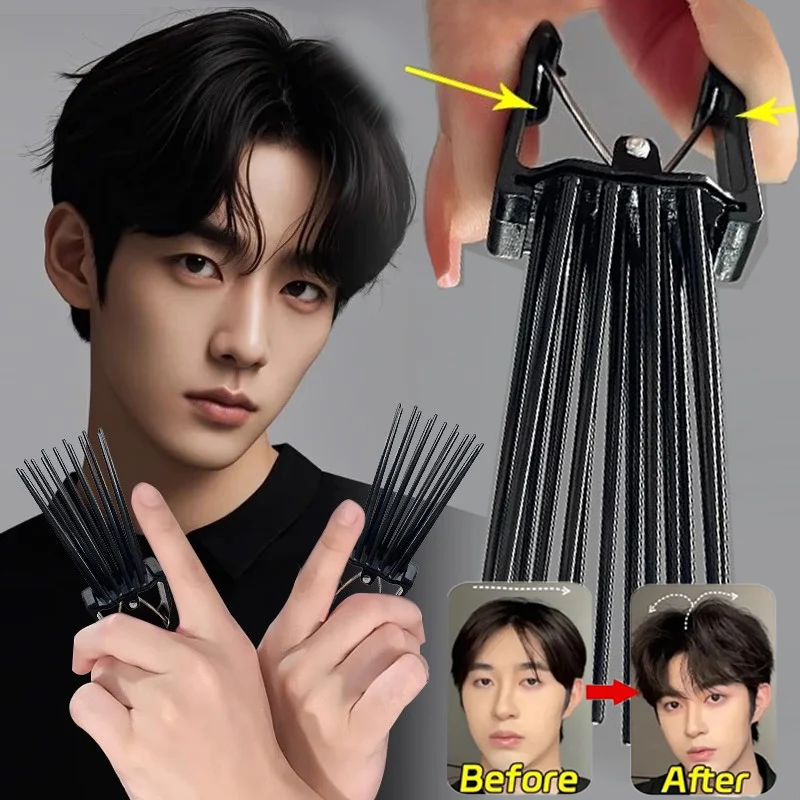 

1/2pcs Korean Unisex Volumizing Hair Clip Instant Root Hairpins Black White High Skull Top Fluffy Styling Clip Hair Styling Tool