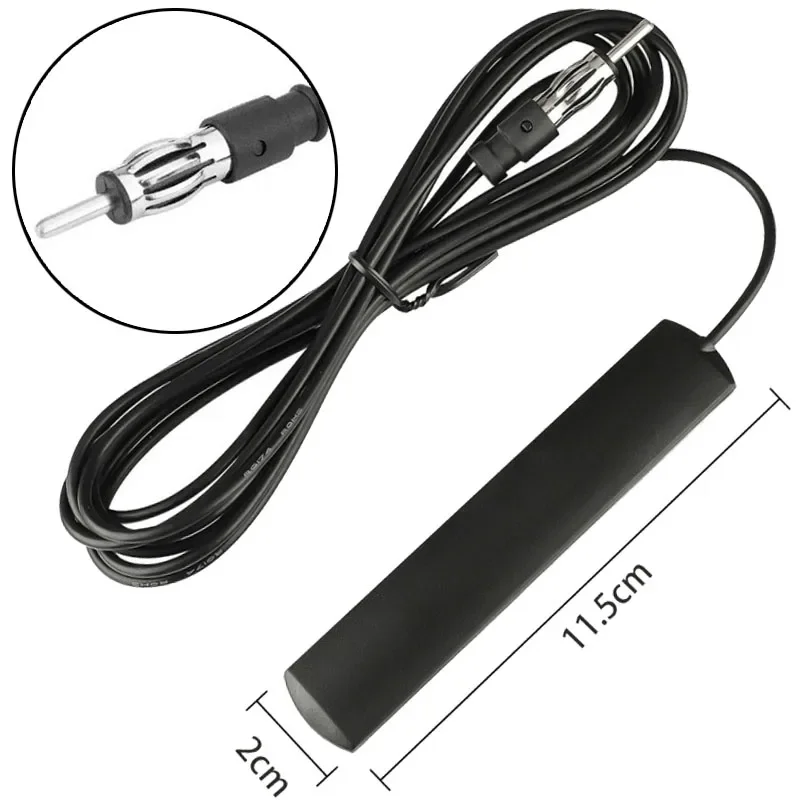 1.5M Universal Car FM Radio Antenna Patch Signal Amplifier Anti-interference Signal Enhancement Equipment Antenna Car Accessorie