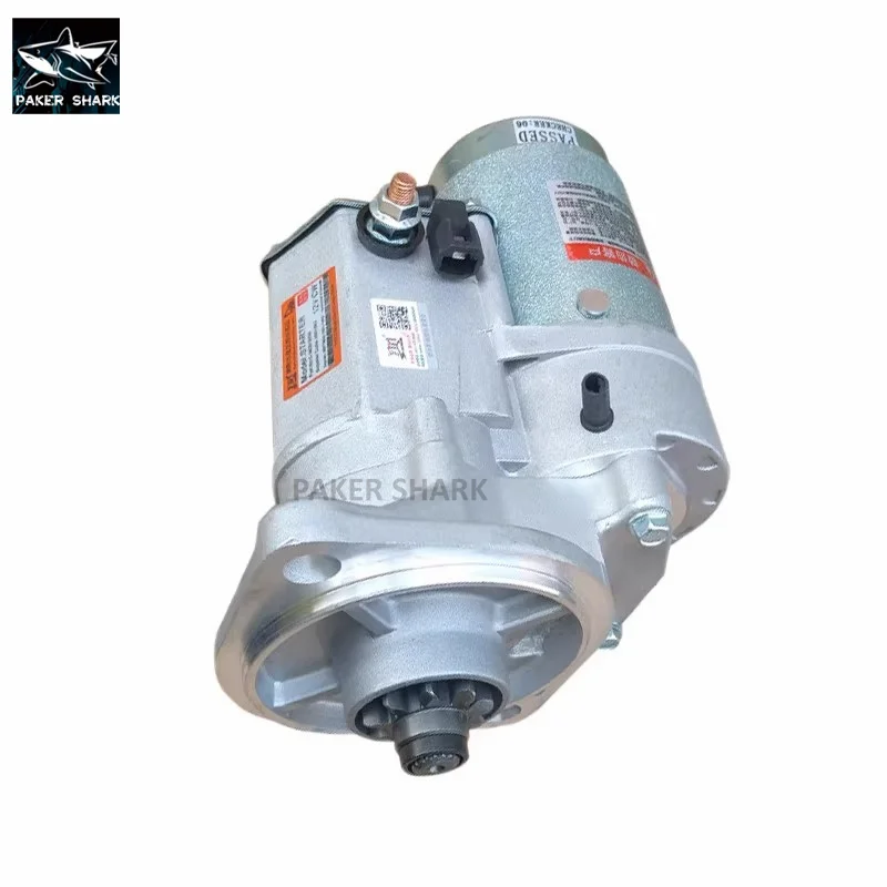 For Liugong Starter Motor LGC906 LGC907 LGC908d XCMG XG80 Yuchai 85 Cummins B3.3 Excavator Starter Motor