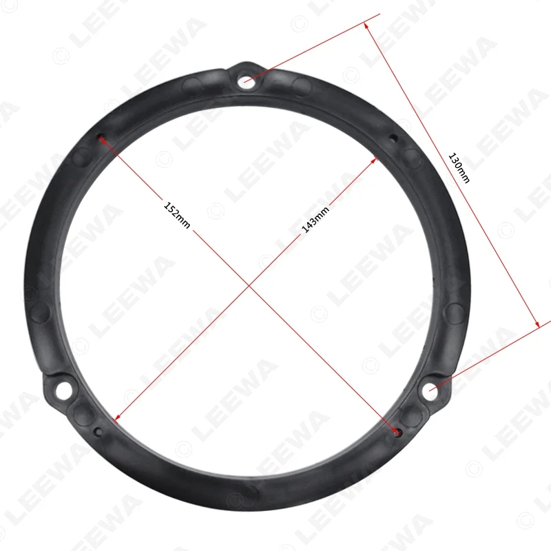 

LEEWA Car Speaker Spacer Horn Pad Mounts For Dongfeng Zotye Zhonghua Senia Stereo Refitting Ring Adapter