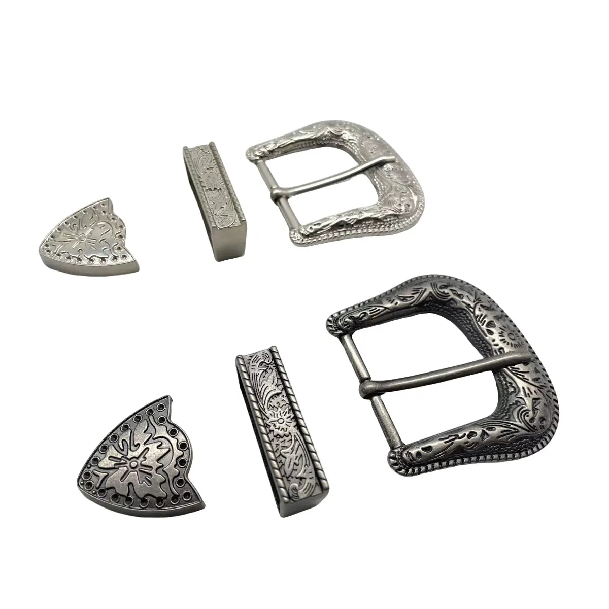 

T-DISOM мужской ретро-западный ремень с тиснением и пряжкой, комплект из трех предметов, модный аксессуар для ковбоев