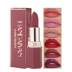 Long Lasting Non-stick Cup Lip Stick Not Fading Sexy Red Pink Velvet Lipsticks Makeup Cosmetics Nude Matte Lipstick Waterproof