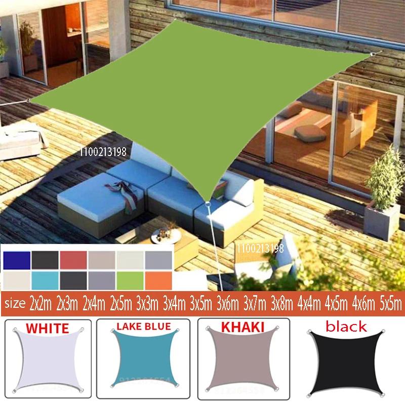 

Waterproof outdoor sunshade, sunshade sail, terrace canopy, car tarpaulin, rectangular pool sunshade, garden sunshade sail