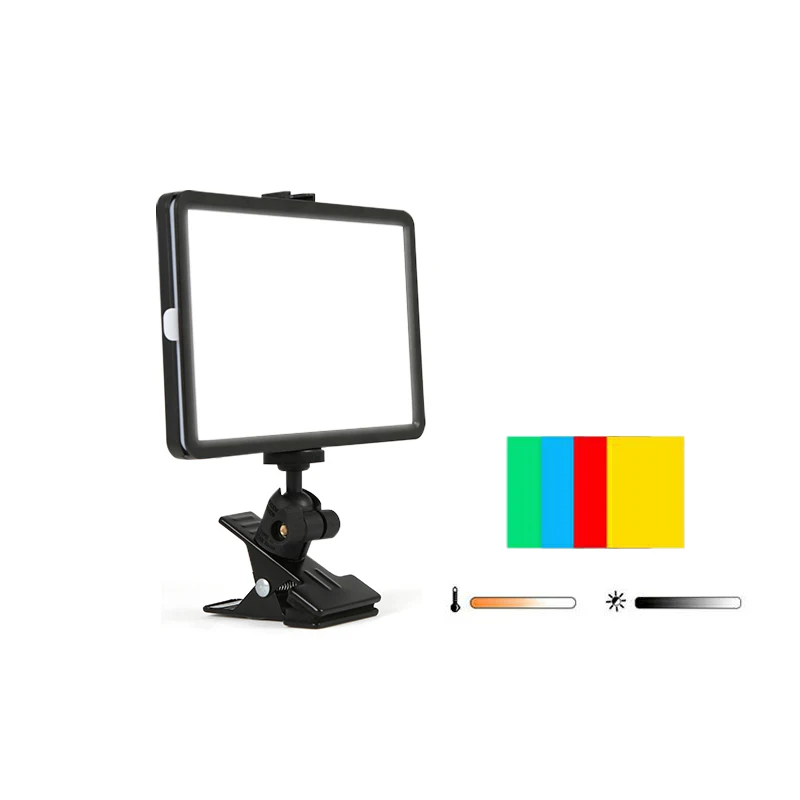 

JW Hot sales 8watts LED Video Light Laptop Zoom Fill Lighting Photography Lamp Panel Portable Audio Video & Accessories