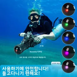 CAMOLECH 탈착식 배터리 브러시리스 모터가 있는 다이빙 스쿠터, 10 단 기어 SUP 부스터, 수중 바다 스쿠터, 10000mAh, 130 분