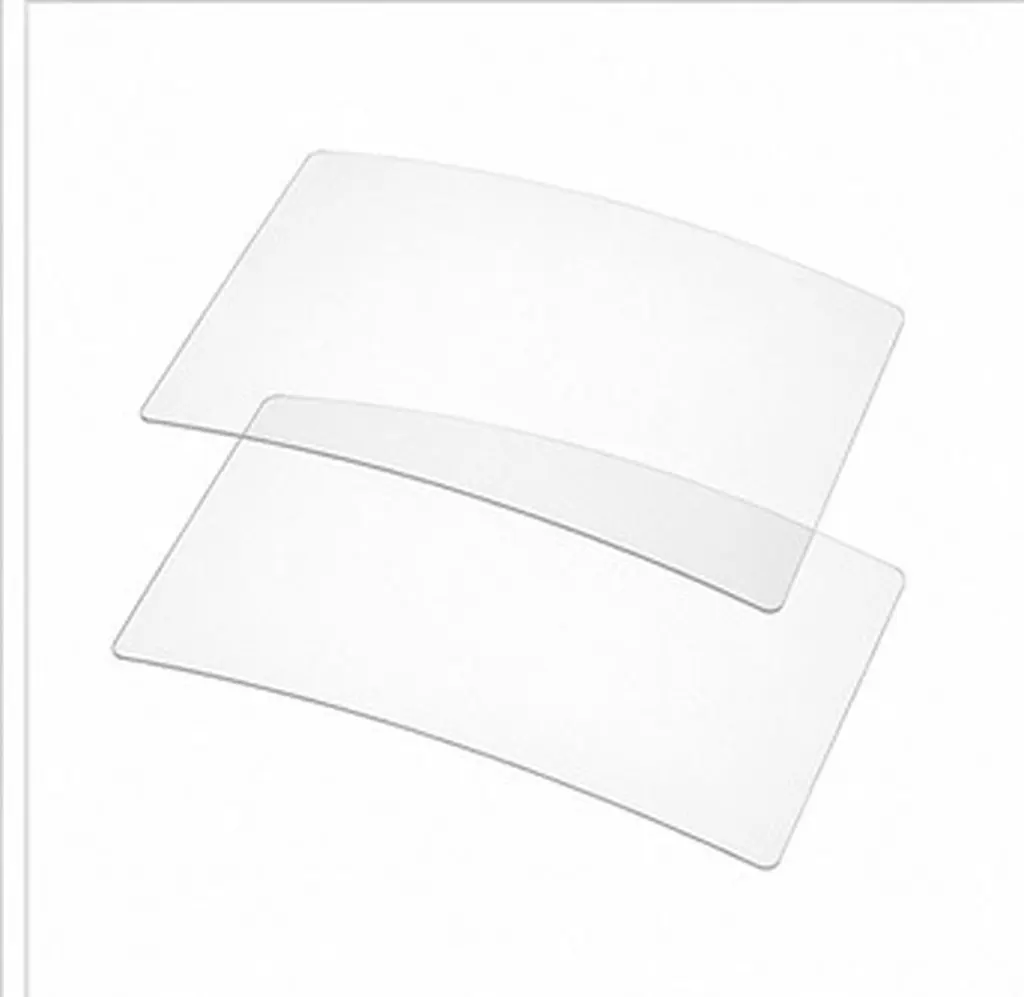 2Pcs Dust Protection Screen Lens Sandblasting Hood Replacement Clear Protective Lens for Sanding Grinding Cutting Hard Hat