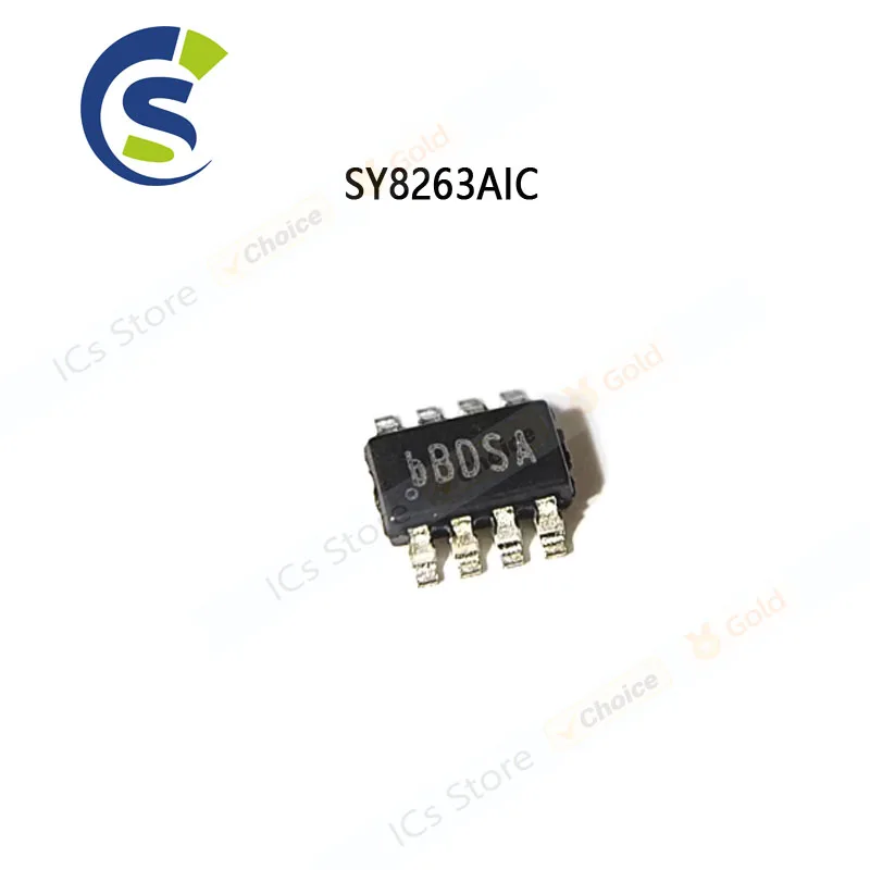 5 peças novo e original sy8263 bb... sot23-8 chipset sy8263aic