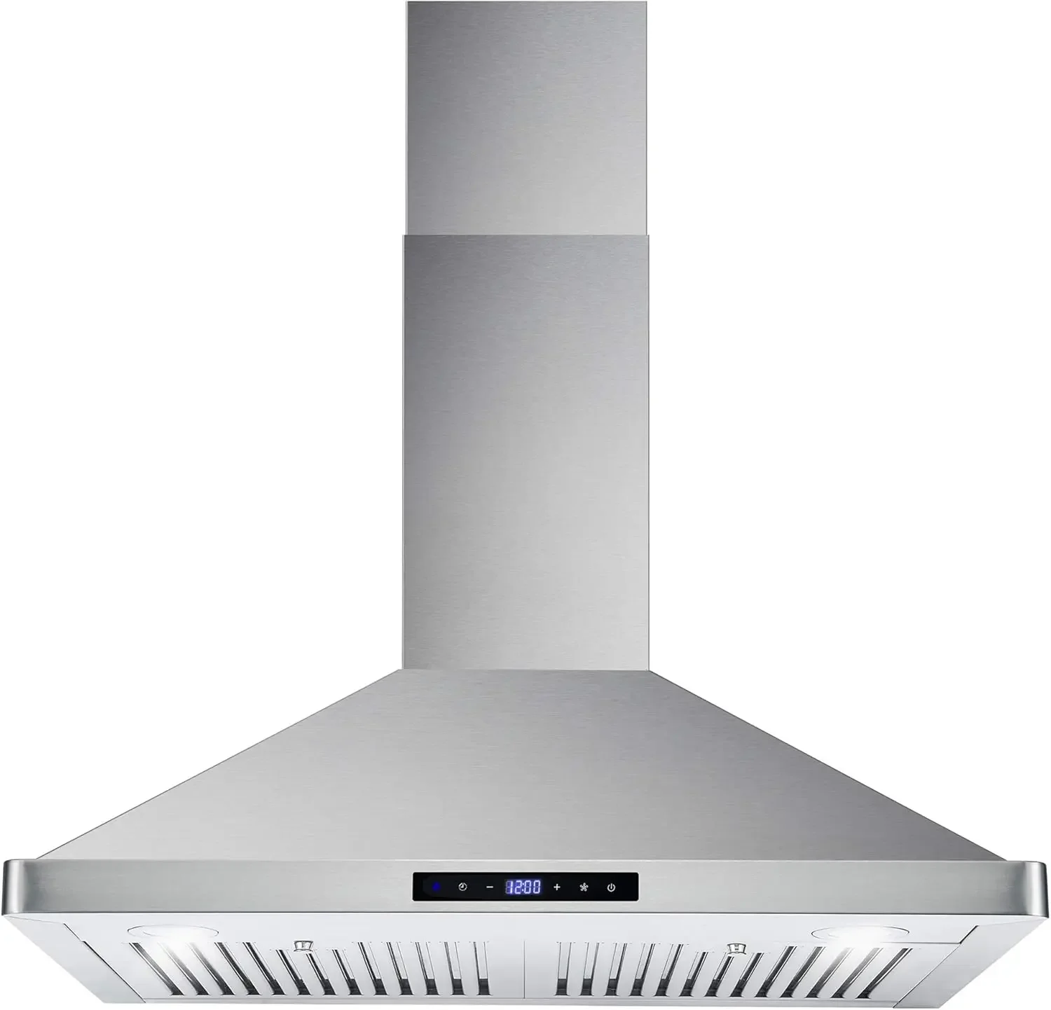 Wall Mount Range Hood with  Convertible Ductless (No Kit Included), Ceiling Chimney-Style Stove Vent