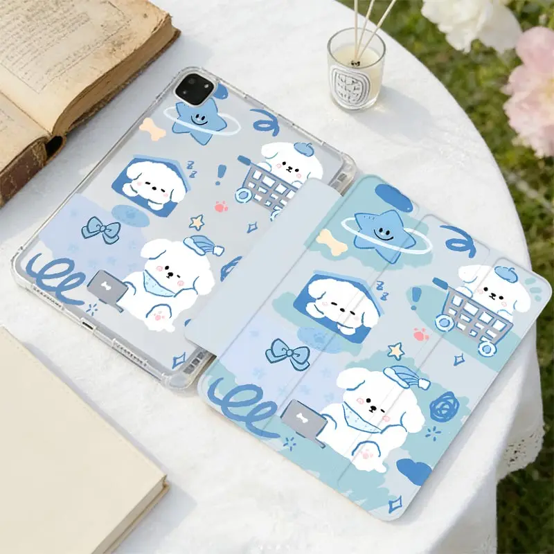 Pencil Slot Funda Case For Tab S6 Lite 10.4 inch Tab A11 A9 8.7" Plus 11" A8 Samsung S10 S9 12.4 inch Samsung Tab S7 S8 S9 11