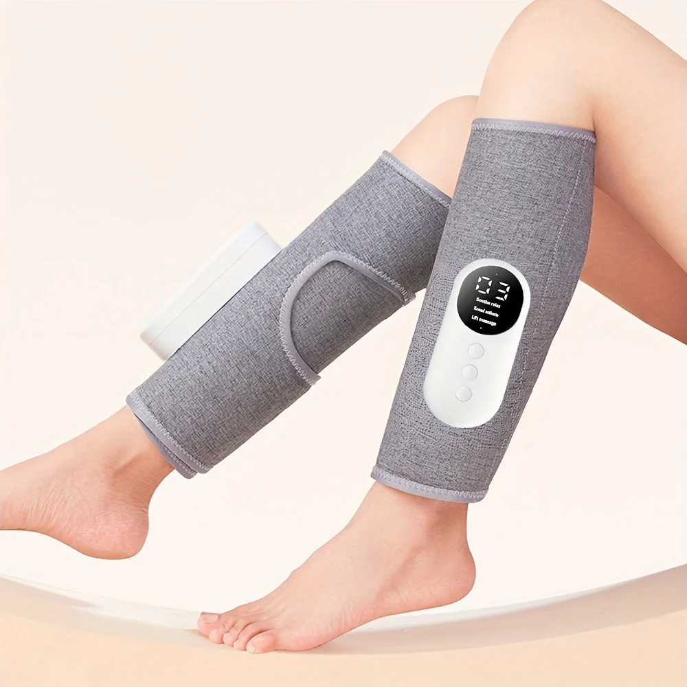 Rechargeable Leg Massager,  Calf  Massage, With Vibration Massage And Heating Functions, Applicable For Feet,calves,thighs And K