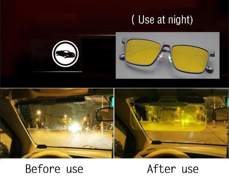 Titanrahmen Ultem Brille 3D Ultraleicht für Männer mit polarisiertem Magnet Clip-On Sonnenbrille Myopie verschreibungspflichtige Linse Fahren – Detail 1