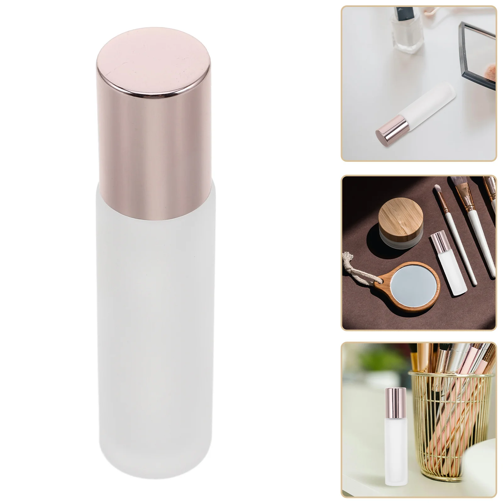 

Mini Roller Ball Bottles Refillable Essential Oil Holders Travel Size Glass Oil Roller for Perfume and Therapy