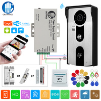 Smart Waterproof Tuya Video Doorbell System Wireless Wifi Video Intercom HD Camera Electric Door Lock for Home Access Control