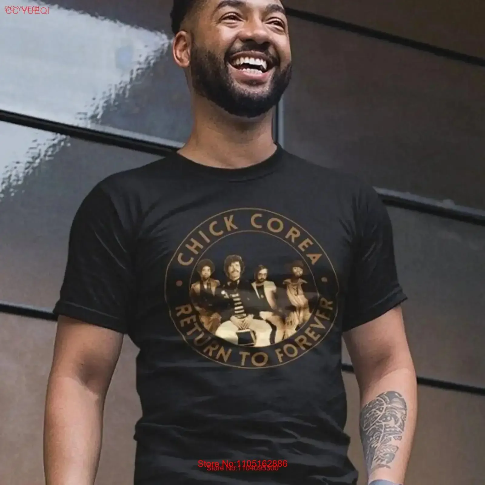 Chick Corea Return to Forever Adult Heavyweight T Shirt vintage Washed homme graphic Stylish Unisex fashion Soft