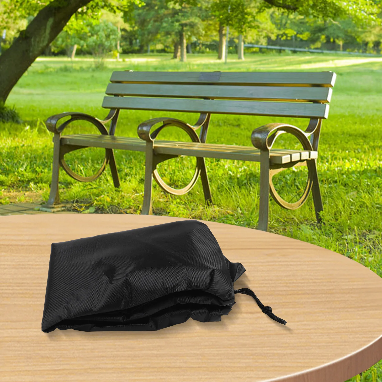 For 3 Seater Windproof Cover Outdoor Furniture Cover Outdoor Protection 162*66*89cm Outdoor Easy To Clean PU Lining
