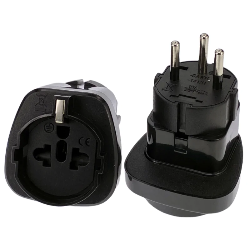 Israel 3Pin Universal Travel adapter,Israel SI-32 to Worldwide Outlet Socket,IEC Type H Travel Adapter