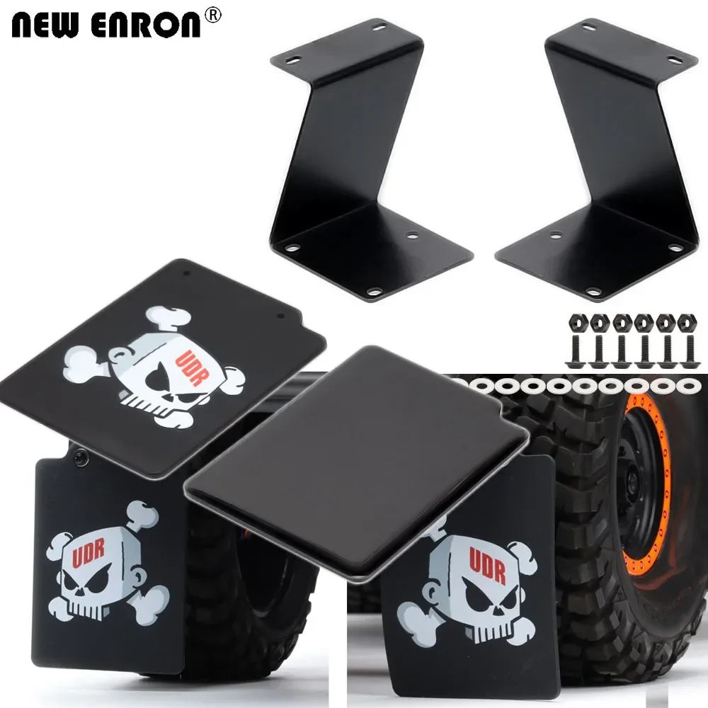 NEW ENRON Rubber Quarters Rear Fender Mud Flaps 1Set for RC Crawler Car 1/7 Traxxas Unlimited Desert Racer UDR 85076-4 85086-4