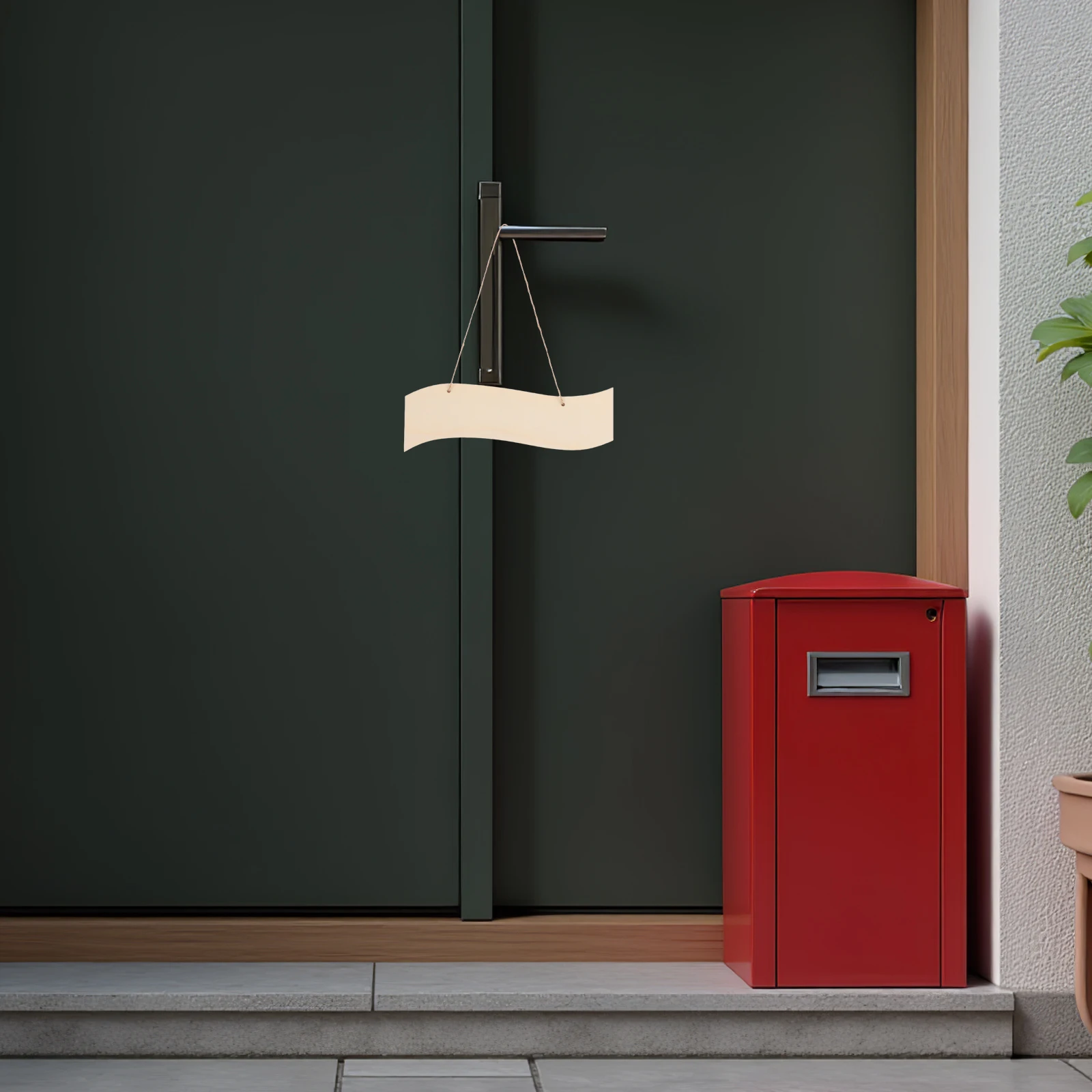 ป้ายไม้ตกแต่ง 10 ชิ้น ป้ายแขวนเปล่า สไตล์ธรรมชาติ งานฝีมือ DIY ศิลปะติดผนัง ตกแต่งบ้าน สำนักงาน ป้ายไม้ งานฝีมือ DIY