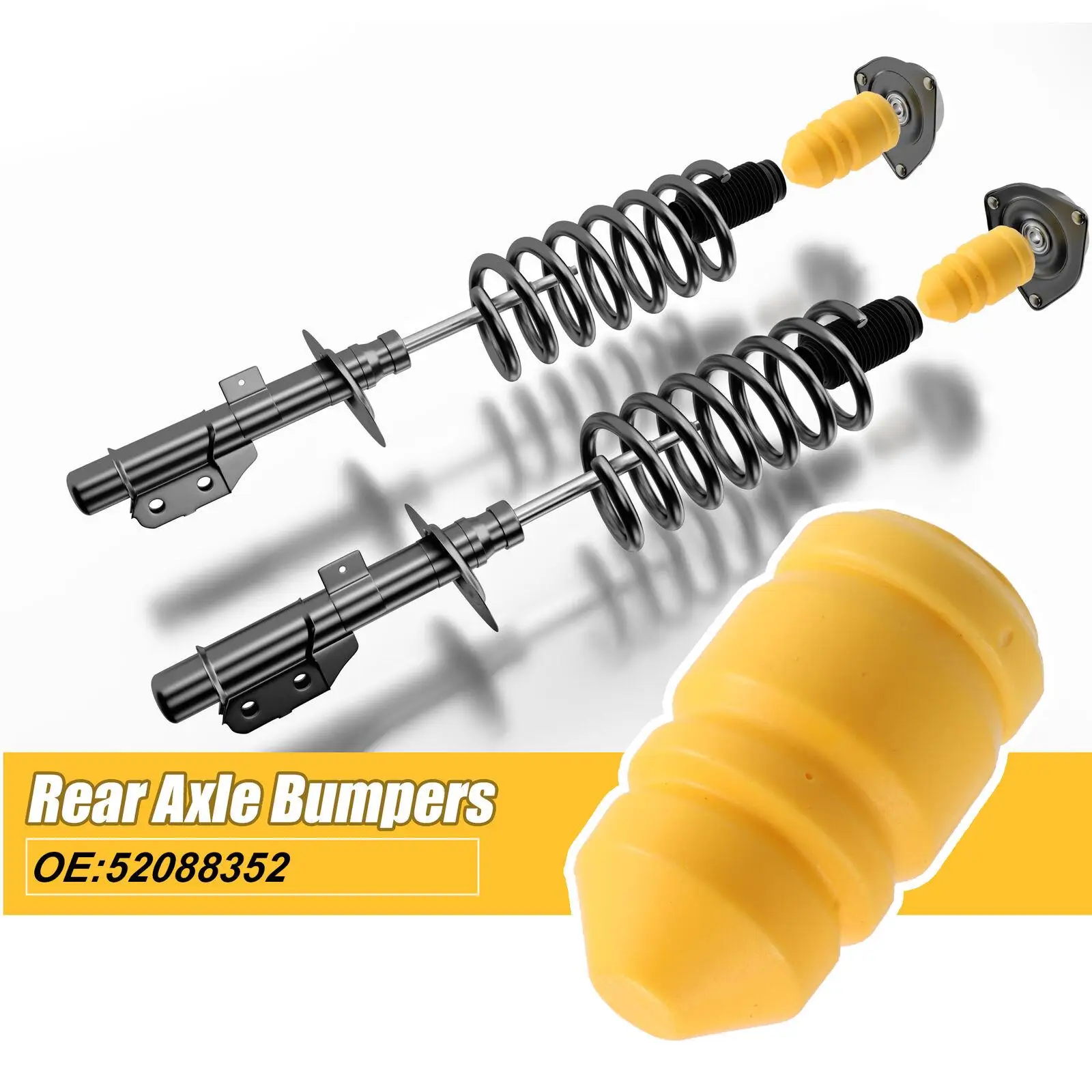 High Strength Rubber Rear Bump Stop Suspension Shock Buffer Block Auto Spare Parts for Jeep Grand Cherokee WJ 52088352
