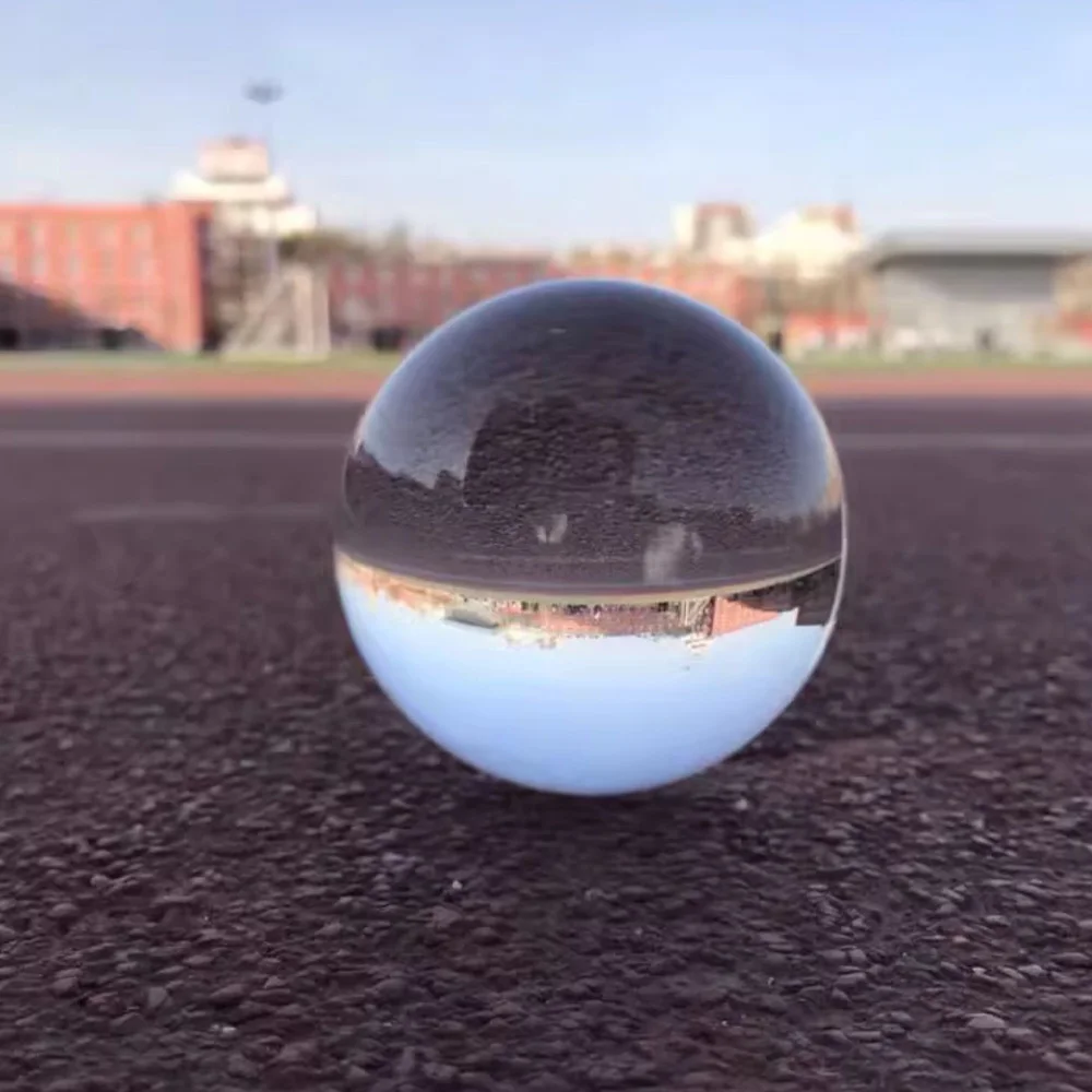 Transparent Large Glass Ball Dia 50mm 60mm 80mm 90mm 100mm Solid Crystal Ball Garden Landscaping Decoration DIY Handmade Item