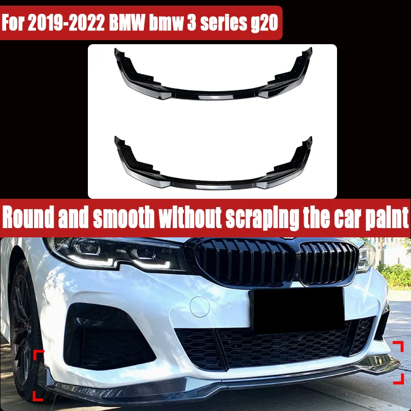 For 2019-2022 BMW bmw 3 series g20 M Sport mp front shovel front lip surround cross-border modification.car accessories