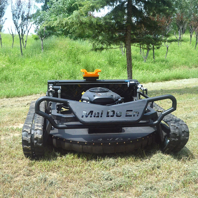 Fast Delivery Remote Control Fuel Lawn Mower and Robot Industrial Grade with Grass Box for Agriculture