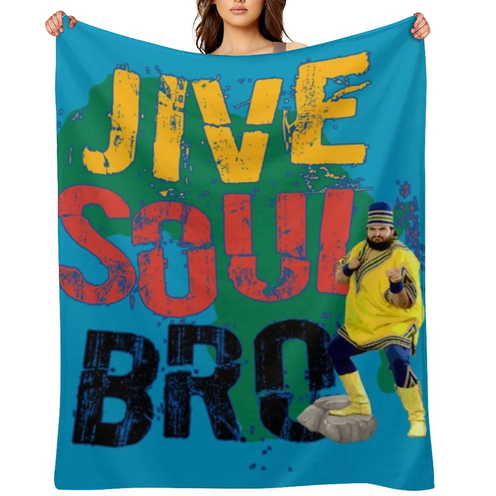 

Jive Soul Bro Shirt Throw Blanket Quilt sofa bed Beautifuls Flannels Blankets