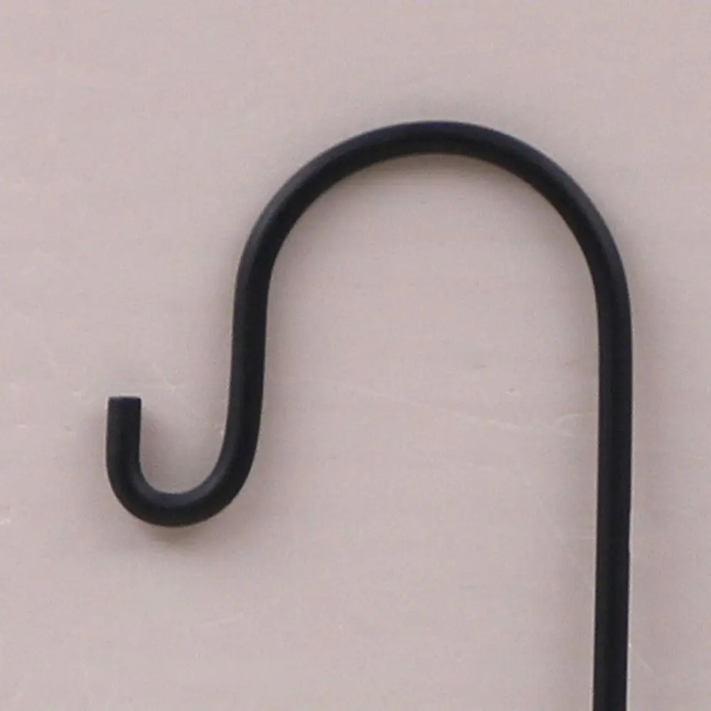 2pcs Durable Metal Shepherd Hook Rust Proof Waterproof Ground Insertion Rod Hanging Multi-purpose Iron Bracket Scene Layout