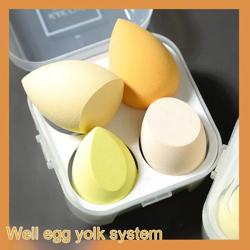 4-24Pcs Makeup Sponge Set Cosmetic Blender Beauty Puff Foundation Powder Concealer Cream Soft Sponges Women Face Make Up Tools