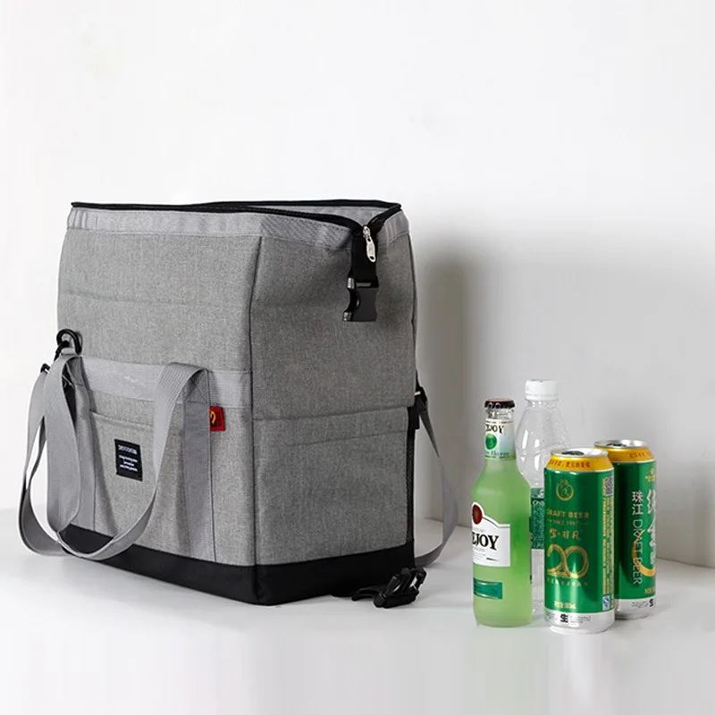 30L Large Capacity Beer Cooler Bag Waterproof Oxford Picnic Insulated Bag Thermal Borsa Refrigerator Bag