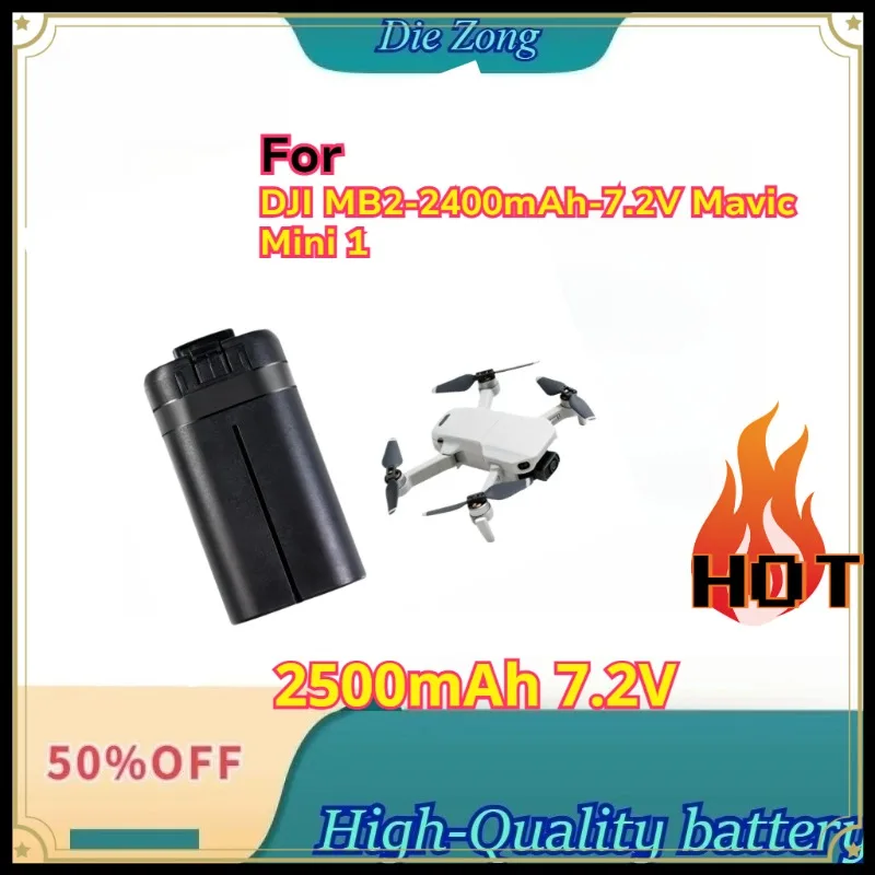 

New For DJI MB2-2400mAh-7.2V Mavic Mini 1 Drone Aircraft Rechargeable Battery 2500mAh 7.2V
