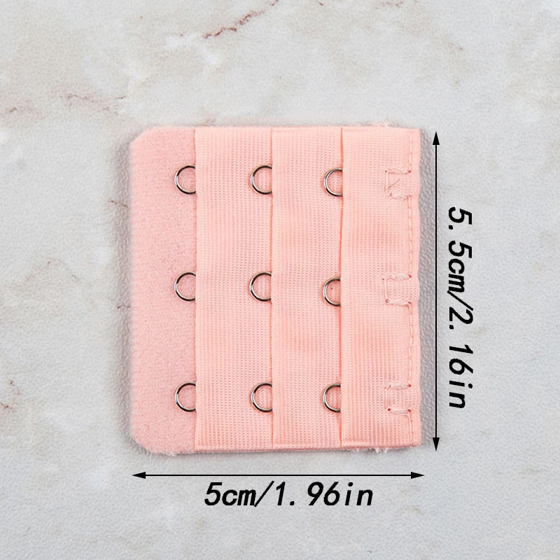 5 Pcs/Set Women's Bra Lengthen Buckle 3 Hooks 3 Rows DIY Bra Extenders Underwear Back Clasp Adjust Buckle Intimates Accessories