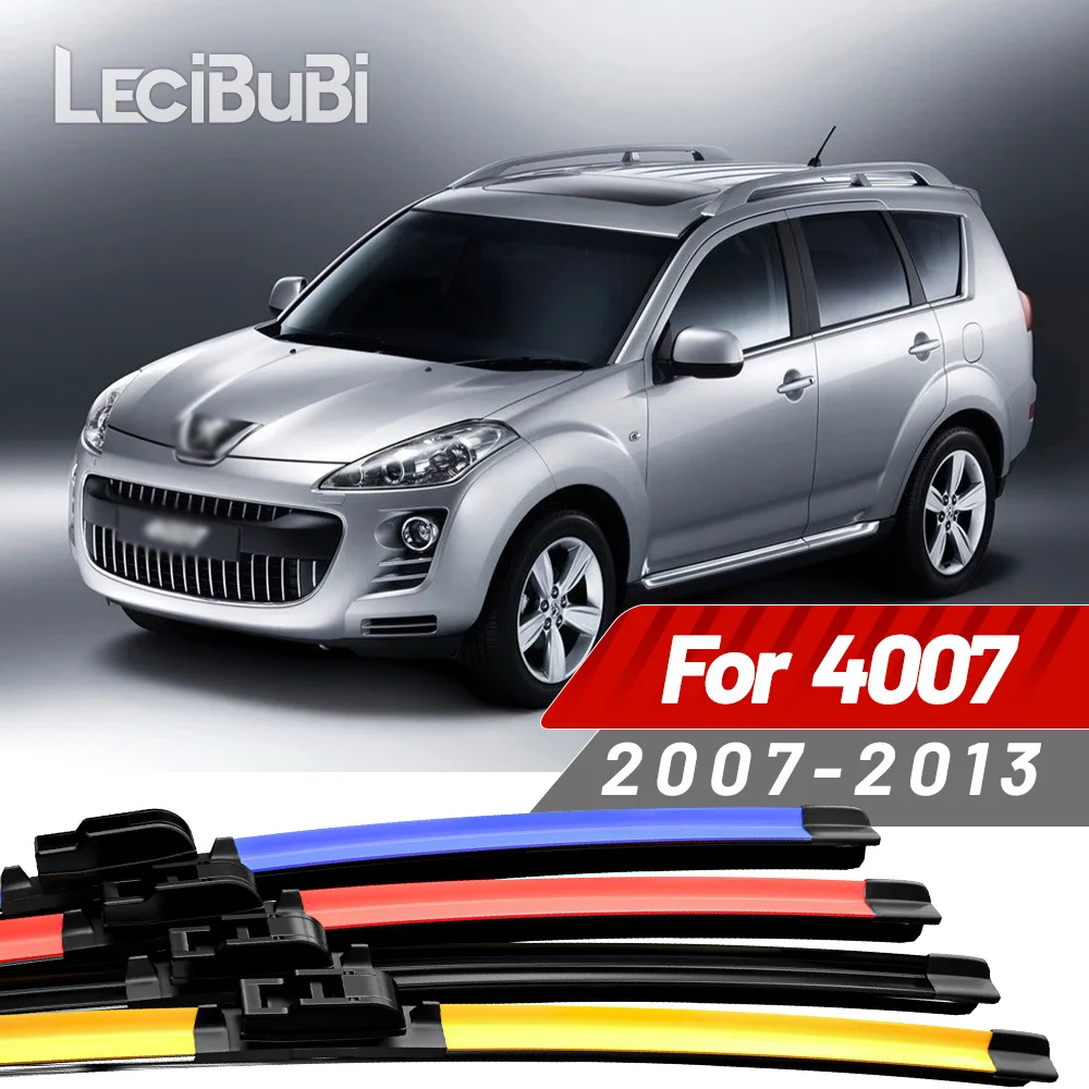 2 stücke Für Peugeot 4007 2007-2013 2008 2009 2010 2011 2012 Frontscheibe Wischer Klingen Scheibenwischer
