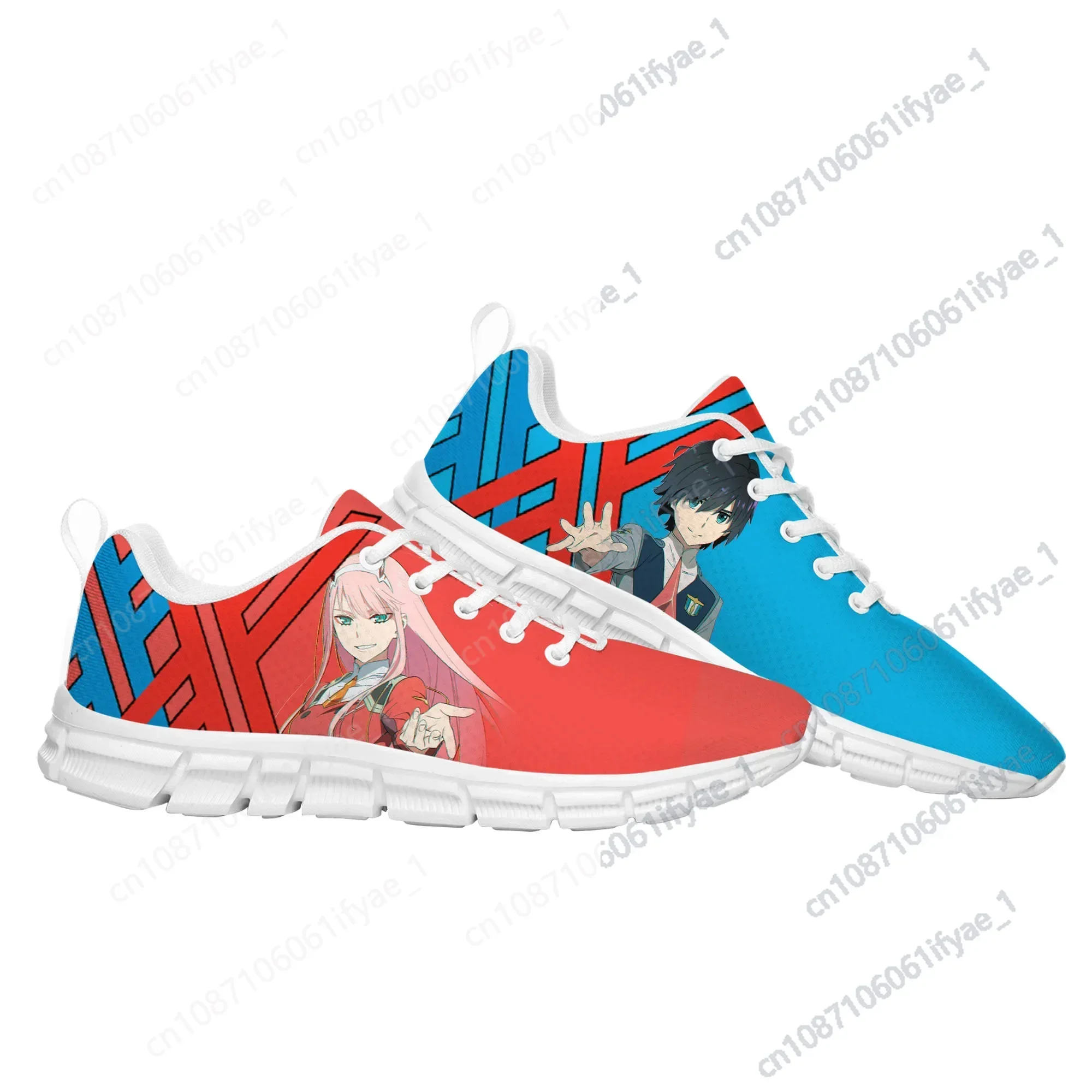 

DARLING In The FRANXX Zero Two Sports Shoes Mens Womens Teenager Kids Children Sneakers Custom High Quality Sneaker Couple Shoe