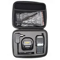 Black Handheld Carring Case Storage Hand Bag For BAOFENG UV-82 UV82 UV-8D UV8D for Motorola GP328 Two Way Radio Walkie Talkie