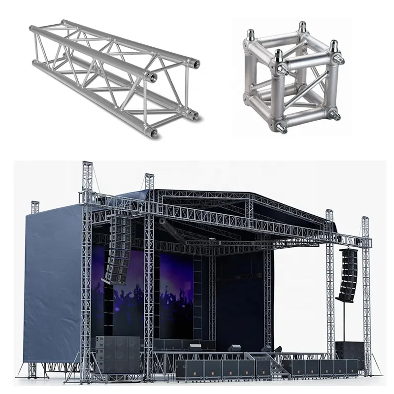 Sistema de elevação de luz de torre de elevação de treliça leve com manivela flexível e resistente