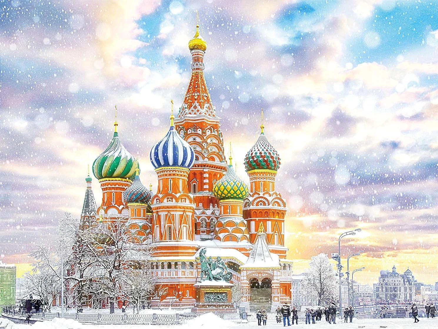 120/300/500/1000 Pieces Saint Basil’s Cathedral Jigsaw Puzzle Stress Relief Entertainment Toys Landscape Puzzles Christmas Gift