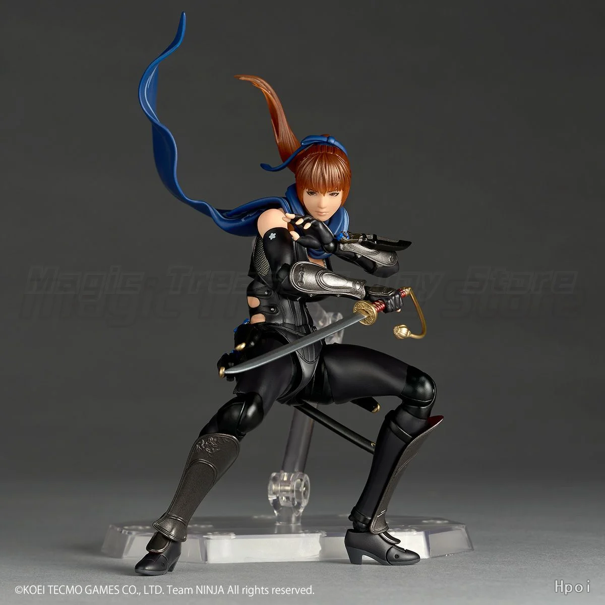 【Preventa】Original KAIYODO Revoltech increíble YAMAGUCHI Ninja Gaiden 3 Razor's Edge Kasumi figura de acción colección de juguetes