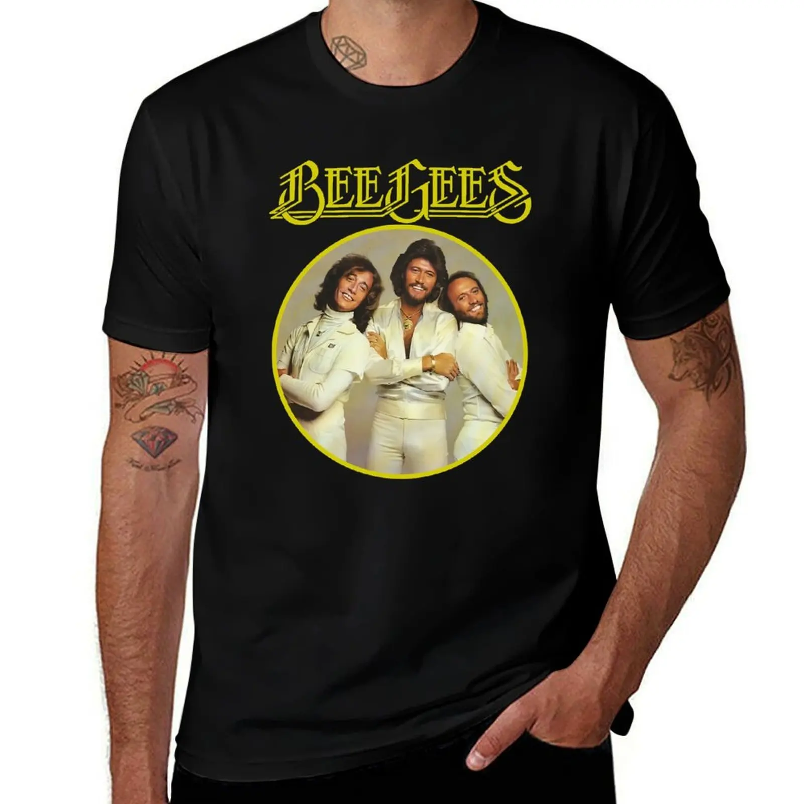

The Bee Gees T-Shirt Plus Size Simple Casual Top