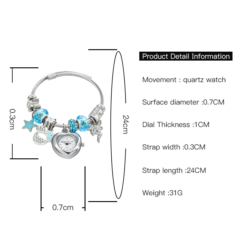 Модные женские часы-браслет Love со стильным декором, изысканные круглые кварцевые часы, серебристые, повседневные, элегантные
