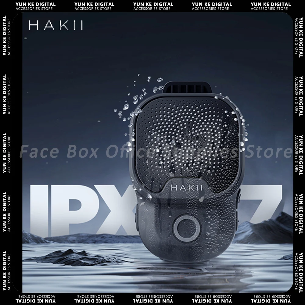 Hakii Boulder Speaker Twc Bluetooth Magnetic Attraction With Clamp Ipx7 Waterproof Speaker Lightweight Outdoor Accessories Gifts