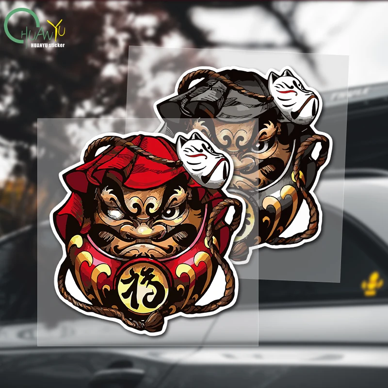 

Светоотражающие японские наклейки Daruma JDM для стайлинга автомобилей и мотоциклов стикеры Стикеры для окон автомобиля удобный виниловый Декор
