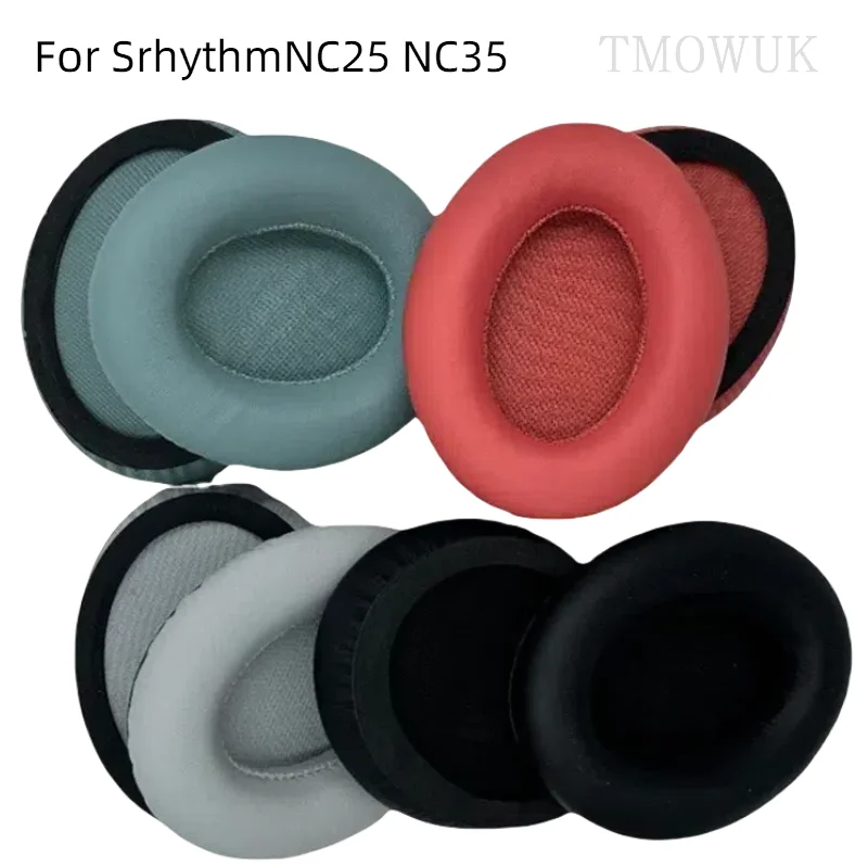 Replacement Earpads For SrhythmNC25 NC35 Headphones Ear Pads Ear Cushions Accessories Repair Parts Cover