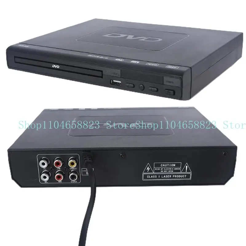DVD-Player Upscaling 1080P All Region DVD-Player für Zuhause AV-Ausgang USB-Multimedia-Player-Funktion