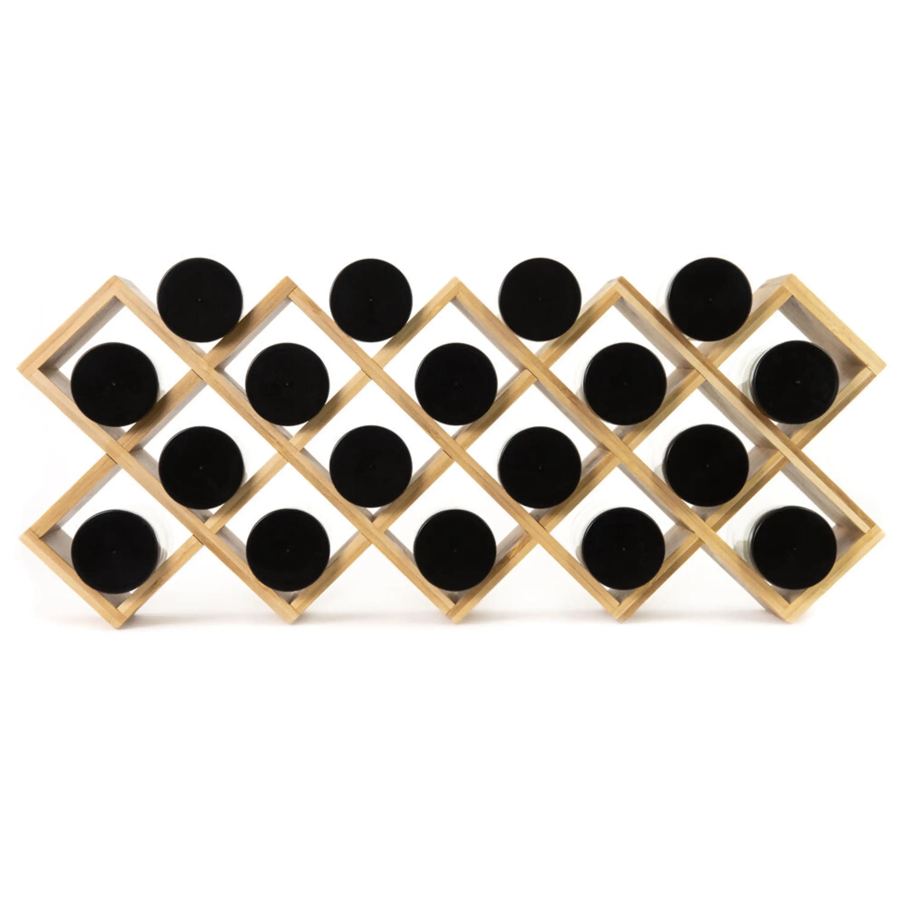 

18-Jar Criss Cross Spice Rack, Unfilled